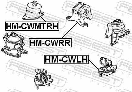 Mounting, engine HM-CWMTRH - image 2