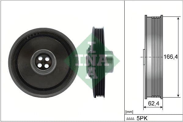 Belt Pulley, crankshaft 544 0171 10