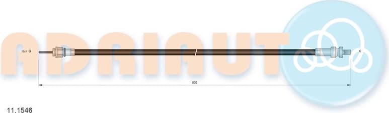 Speedometer Cable 11.1546