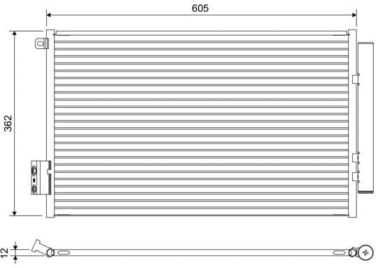 Condenser, air conditioning 822641