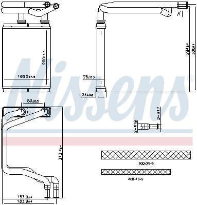Heat Exchanger, interior heating 707291