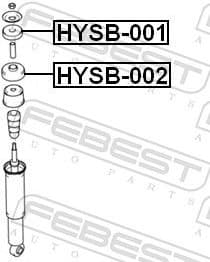 Spacer Tube, shock absorber HYSB-002 - image 2