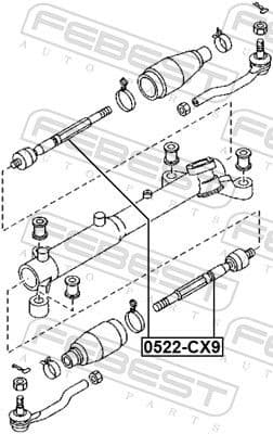 Inner Tie Rod 0522-CX9 - image 2