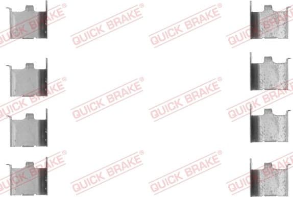 Accessory Kit, disc brake pad 109-1132