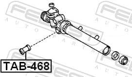 Mounting, steering gear TAB-468 - image 2