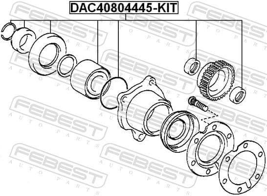Wheel Bearing Kit DAC40804445-KIT - image 2
