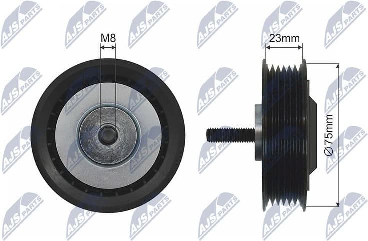 Deflection Pulley/Guide Pulley, V-belt RNK-AU-041