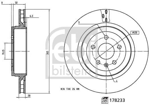 Brake Disc 178233