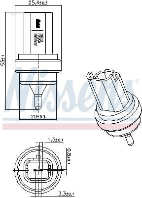 Sensor, coolant temperature ** FIRST FIT ** 207101