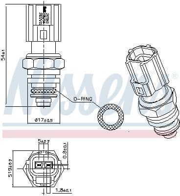 Sensor, coolant temperature ** FIRST FIT ** 207048
