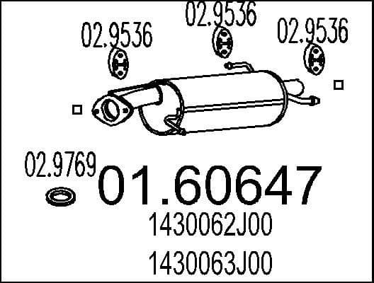 Rear Muffler 01.60647