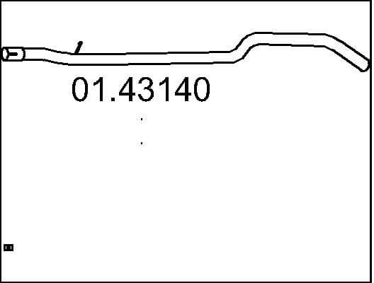 Exhaust Pipe 01.43140
