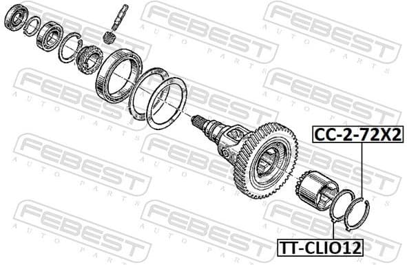 Lock Washer, differential drive flange fastening TT-CLI012 - image 2