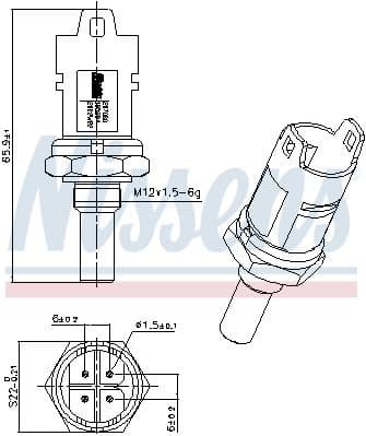 Sensor, coolant temperature ** FIRST FIT ** 207080
