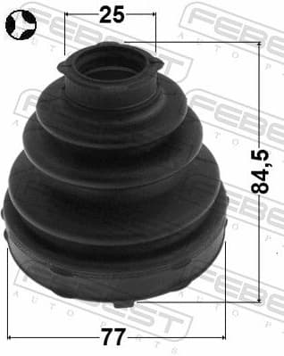 Bellow, drive shaft 0715-JB416XT - image 2