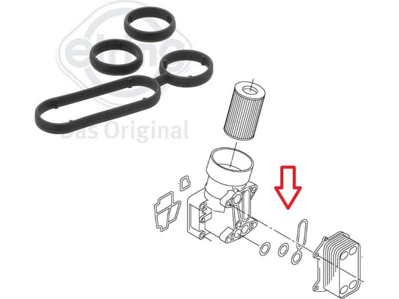Gasket oil cooler 235.900
