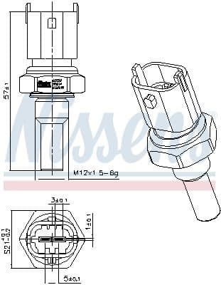 Sensor, coolant temperature ** FIRST FIT ** 207052