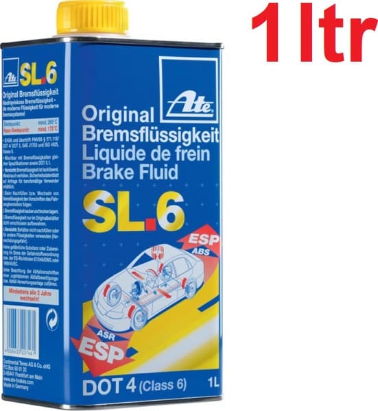 Stabdžių skystis ATE DOT4 SL.6 - 03.9901-6402.2 (ATE) - Autoera - image 2