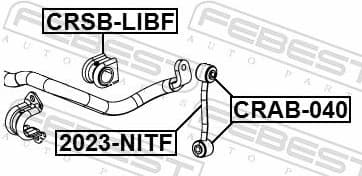 Link/Coupling Rod, stabiliser bar 2023-NITF - image 2