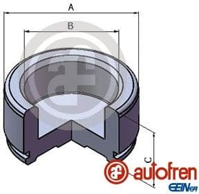 Piston, brake caliper D025443