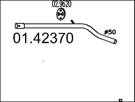 Exhaust Pipe 01.42370