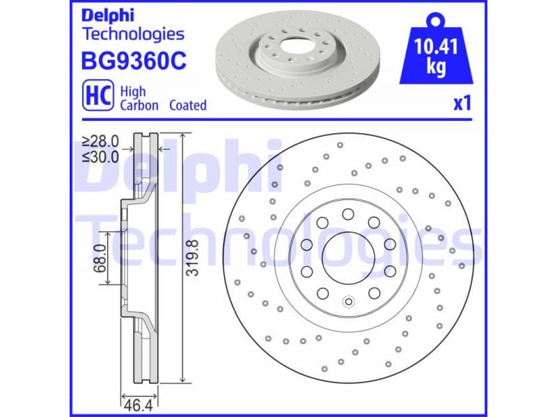 Brake Disc BG9360C