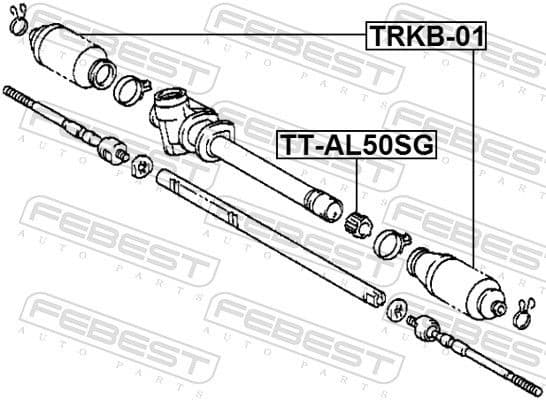 Mounting, steering gear TT-AL50SG - image 2