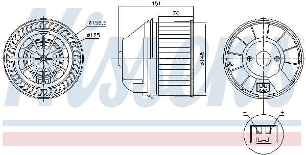Interior Blower 87496