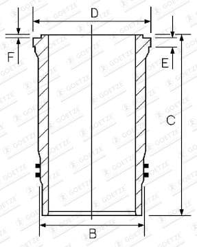 Cylinder Liner 15-451030-00