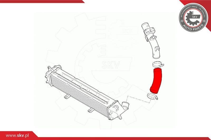 Charge Air Hose 24SKV584 - image 4