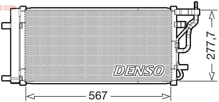 Condenser, air conditioning DCN41024