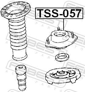 Suspension Strut Support Mount TSS-057 - image 2