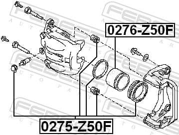 Repair Kit, brake caliper 0275-Z50F - image 2