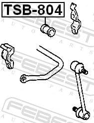 Mounting, stabiliser bar TSB-804 - image 2