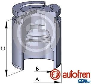 Piston, brake caliper D025667