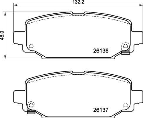 Brake Pad Set, disc brake PRIME LINE P 37 026