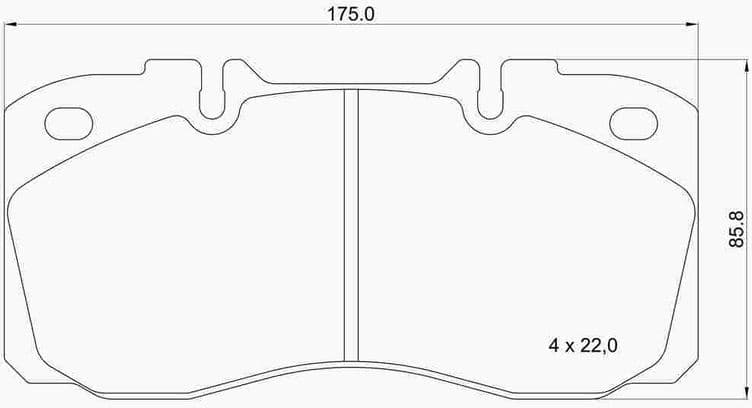 Brake Pad Set, disc brake PRIME LINE P A6 031