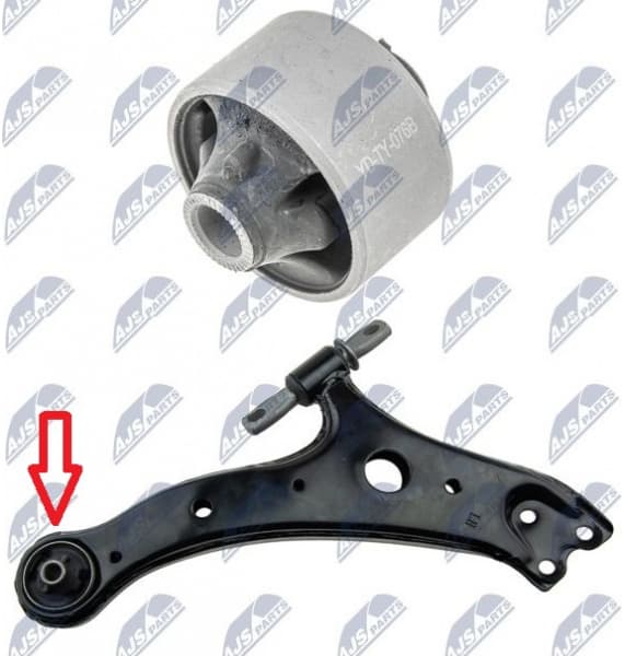 Silentblock front axle ZTP-TY-076B