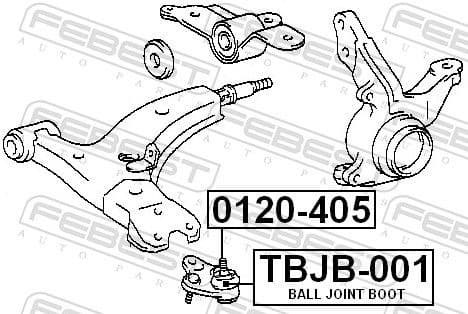 Bellow, ball joint TBJB-001 - image 2