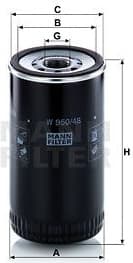 Oil Filter W950/48