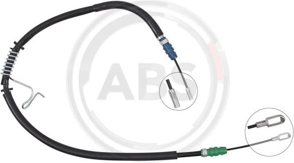 Cable Pull, parking brake K10092