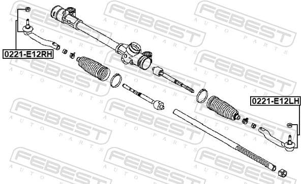 Tie Rod End 0221-E12LH - image 2