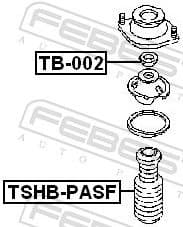 Protective Cap/Bellow, shock absorber TSHB-PASF - image 2
