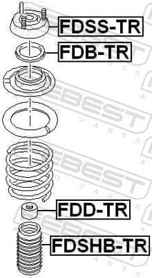 Rubber Buffer, suspension FDD-TR - image 2