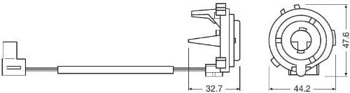 Adapteris fiksatorius skirtas LED H7 lemputei tvirtinti vietoj paprastos H7 - image 3