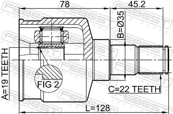 Joint Kit, drive shaft 1111-SPA - image 2