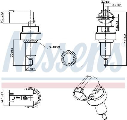 Sensor, coolant temperature ** FIRST FIT ** 207100