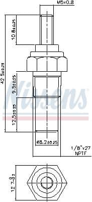 Sensor, coolant temperature 207077