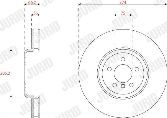 Brake Disc COAT+ 563283JC-1