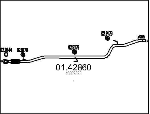 Exhaust Pipe 01.42860